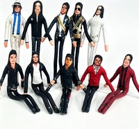 Figurine articulée en peluche Michael Jackson, accessoire de cosplay anime, décoration de chambre, cadeau de collection pour les fans