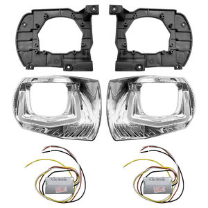 Taochis โคมไฟรถยนต์ชุดติดตั้งไฟหน้ารถชุดติดตั้งอย่างรวดเร็วสำหรับ <span class=keywords><strong>Jetta</strong></span> 13-16แบบเดี่ยวสีขาวและสีเหลือง - Product Image 6