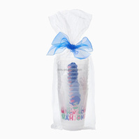 Ensemble de 6 gobelets en plastique givrés de 16 oz, design de gobelets Mah Velous
