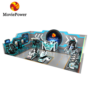 Mesin hiburan VR 9D zona hiburan peralatan VR taman hiburan Simulator permainan VR mesin permainan arkade tempat bermain anak-anak dalam ruangan - Product Image 3