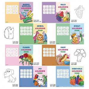 Mini Coloring <b>Books</b> Party Favors Classroom Supplies Crafts for Kids Learning to Draw Road Trip Activities Art <b>Kit</b> with Crayons - Product Image 2