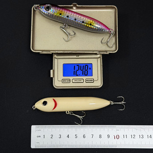 Leurre flottant longue portée type <span class=keywords><strong>crayon</strong></span> 100mm 12g, leurre dur bionique de surface pour achigan, brochet, perche PE017 - Product Image 6