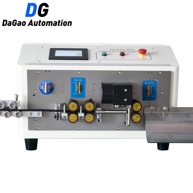DG DG-906 CE Certified AC220V Electric Automatic Cable Stripping Machine 1-10mm OD Wires 50M Max Length Single Core Multi Cables