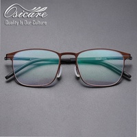 Lunettes de vue de marque de luxe sans vis, sur mesure, Berlin, avec charnières sans vis, pour hommes, montures optiques