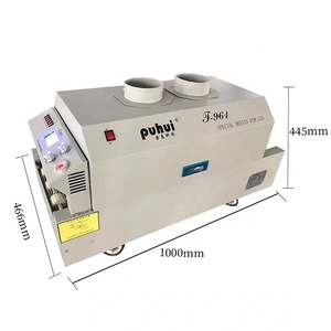 6-Zone Hot Air 220V 110V Mini puhui T-961 hồng ngoại reflow hàn lò trạm cho PCB LED Hàn - Product Image 2