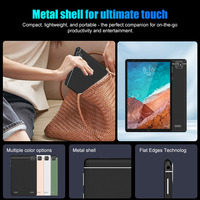Tablet PC de 8 y 10 Pulgadas Ultrafina con Pantalla Táctil LCD IPS, Android Quad Core, 3G, 4G, Netbook para Negocios, Estudiantes y Educación