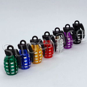 Tapas de Válvula de Neumático Superace, de Aleación de Aluminio, Estilo <span class=keywords><strong>Granada</strong></span>, Repuesto/Reparación para Auto, Bicicleta, Motocicleta - Product Image 5
