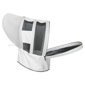 แจ็กเก็ตผึ้ง3ชั้นระบายอากาศได้ดีแจ็คเก็ตผึ้งตาข่ายระบายอากาศได้ดีสำหรับงานหนักพร้อมหมวกผ้าคลุมหน้าชุดเลี้ยงผึ้ง - Product Image 3