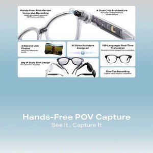 Gafas inteligentes Infinix AI Glasses Pro, modelo Pro, gafas inteligentes portátiles, gafas Infinix Pro, gafas con tecnología de IA. - Product Image 2