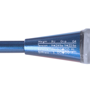 YODIMAN Raquette de <span class=keywords><strong>badminton</strong></span> haute performance, haute qualité, durable, 24 LBS, haute tension, légère, en fibre de carbone et aluminium, 4U, poignée complète - Product Image 5