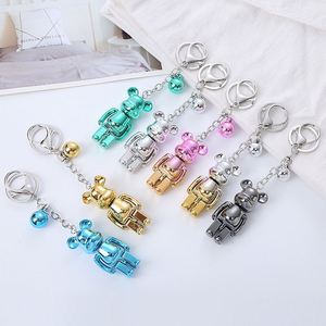 New Glossy Backpack Keyring Charm 3D Cute Violent Bear Keychain - Product Image 2
