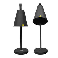 Lampe Chauffante de Comptoir 250W pour Aliments, Fournitures de Restaurant, Chauffe-Plats de Buffet sur Pied, Maintien au Chaud, Étagères Réglables 50-70°C