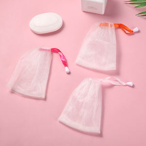New Hanging Handmade Mesh Bag for Soap High Quality Soap Saver Bag Bathing Fashion Popular Soap Bag - Product Image 2