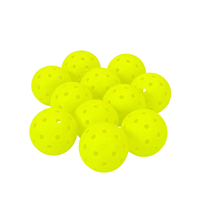Offre Spéciale : Balles de Pickleball d'extérieur en PP, 26 trous, en plastique durable, pour l'entraînement, les matchs et la vente en gros