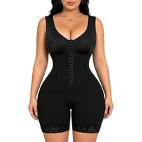 Faja colombiana transpirable de alta compresión para mujer, control firme de cintura, moldeadora de cuerpo, control de abdomen, postquirúrgica BBL