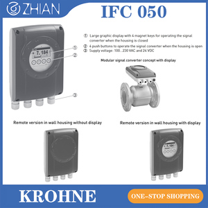 เครื่องวัดการไหลของของเหลวแบบแม่เหล็กไฟฟ้า KROHNE OPTIFLUX และตัวแปลงสัญญาณ WATERFLUX IFC 050 - Product Image 4