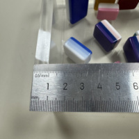Boîte de rangement transparente en acrylique pour 160 tuiles de mahjong, ensemble d'échecs internationaux en plastique pour enfants, horloges à affichage clair