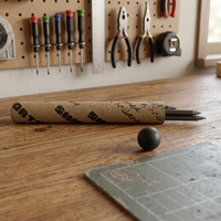 Ensemble de crayons à mine blanche en graphite de petite taille, de marque Markin, italiens, très vendus, pour l'écriture des enfants, idéal pour le bureau et l'école