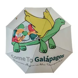 直骨高尔夫自动定制伞印刷广告伞带可打印标志