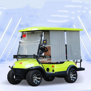 Voiturette de golf 2+2 places fabriquée en Chine, homologuée CE, vitesse 30-50 km/h, autonomie 90 km, voiturette de golf économique, voiturette de golf fabriquée en Chine, électrique - Product Image 5