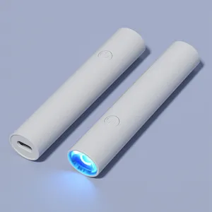 Professional Portable UV Nail Lamp LED Light For Feet Nails Electric Shaver With Battery Power For Detail Work