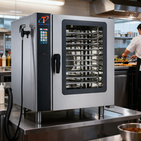 Four à convection électrique commercial à 8 plateaux, commande tactile, garantie 1 an, pour comptoir, boulangerie, pizza, rôtissage, numérique