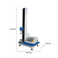 Machine d'essai de traction à colonne unique avec affichage numérique |   Testeur de résistance des matériaux universel de haute précision 2-500 kg, garantie 1 an