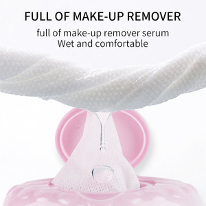 Su geçirmez makyaj yüz temizleyici için özel etiket makyaj temizleme mendilleri Ultra yumuşak temizlik yüz Towelettes - Product Image 3