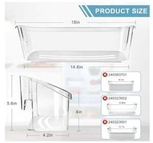 Repuesto Mejorado 242126602 de Plástico de 2.0mm, Duradero y Ecológico, para el Estante de la Puerta del Refrigerador, Compatible con Frigi.daire Home - Product Image 3