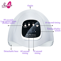 Lampe à ongles UV LED haute puissance SUN X15 MAX 280W, séchage rapide automatique, sécheuse à ongles professionnelle avec logo pour salon et usage domestique