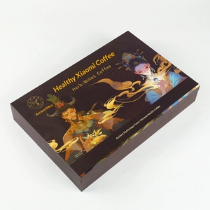 Custom Book Style <b>Gift</b> <b>Boxes</b>, Lid & Base Packaging, Color Printed Corrugated Paper <b>Boxes</b> - Product Image 3