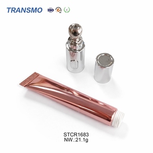 Tubo Cosmético Recargable Sin Desperdicio con Aplicador Metálico, Envase de Plástico Ecológico Reciclable - Product Image 4