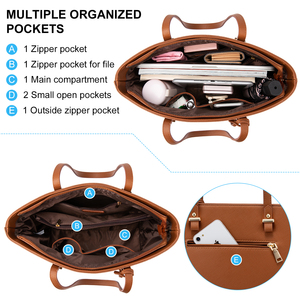 Sacs à bandoulière en cuir PU LOVEVOOK 2026 pour femmes, sacs à main de luxe, sacs d'été et d'automne imperméables avec fermeture éclair, sacs personnalisés en gros - Product Image 2