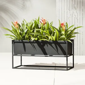 Promotion : Étagère <span class=keywords><strong>en</strong></span> fer pour plantes et légumes, pour <span class=keywords><strong>jardin</strong></span> et fleuriste, disponible <span class=keywords><strong>en</strong></span> tailles grande, moyenne et petite, couleur noire - Product Image 3