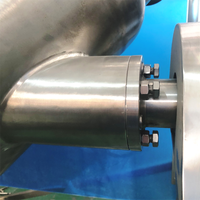 Mesin Mixer Blender Bubuk Tipe V 100L Stainless Steel dengan Motor, Gearbox, dan Bearing untuk Industri Makanan dan Kimia, Mixer Tumbler Sanitasi