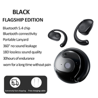 Écouteurs TWS 3-en-1 T2, écouteurs sans fil intelligents à oreille ouverte, contrôle tactile, affichage numérique pour une haute fidélité 5.4