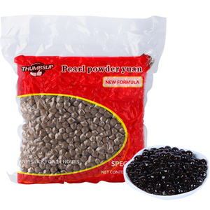 Perles de thé à bulles noires OEM 2026, multi-saveurs, sans sucre, moelleuses, pour jus de fruits, thé au lait - Product Image 1