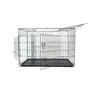 Vendita calda gabbie per cani grande e resistente in metallo cassa per cani con il miglior prezzo