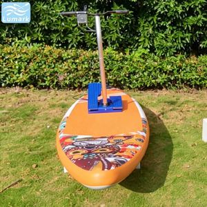 Vélo aquatique à pédales Stand Up Paddle (SUP) avec grandes planches flottantes, 1 personne, faible résistance, rangement facile pour parc aquatique, de Chine Lumark Wholesale - Product Image 1