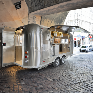 Camion de cuisine mobile carré pour la vente de hot-dogs, glaces et frites – Remorque de concession pour affaires de restauration rapide - Product Image 5