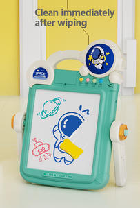 Mini kurulu standı çizim oyuncaklar Doodle kuru silme kitaplar çocuk şövale katlanabilir sıcak satış çocuklar boyama yazma katlanabilir - Product Image 3