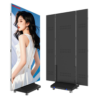 Écran d'affichage LED à trois volets, double face, affichage électronique LED à trois volets, bannière LED à trois faces