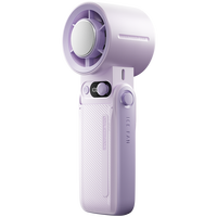 Ventilateur de poche mini pliable rechargeable 6000mAh, grande batterie, 199 vitesses, mini ventilateur USB pour les voyages en extérieur