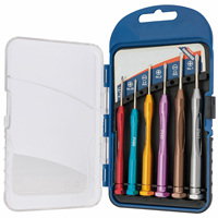 Kit d'outils de réparation de serrage de lunettes, bijoutier montre alliage AL coloré petit mini réparation petit jeu de tournevis de précision