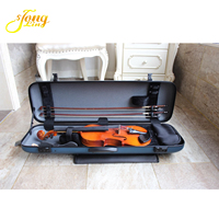 Étui rigide pour violon TongLing Square, 100% fibre de carbone, étui rigide pour violon 4/4, prix d'usine