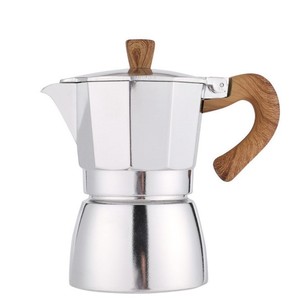 Barista Accesorios Herramientas de café Válvula doble Mocha Pot Italiano Espresso Cafetera Extracto al aire libre Café Moka Pot con tapa - Product Image 5