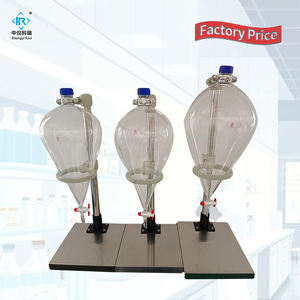 Conjunto de Funis de Separação de Vidro para Laboratório para Separar Fluidos Imiscíveis - Product Image 1