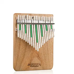 GECKO K21CP Kalimba Acessórios para instrumentos musicais personalizáveis, acessórios para piano de polegar, 21 teclas, tom C, madeira de cânfora sólida, venda imperdível