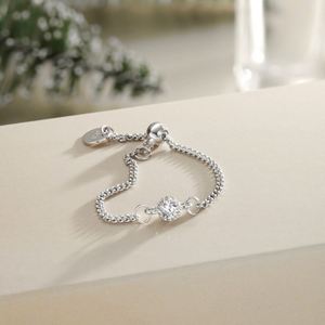 Anillos de Joyería Dylam con Diseño Personalizado Único, Chapados en Oro de 18K y Rodio Fino, Cadena de Plata 925 con Circonita 5A, para Navidad - Product Image 3