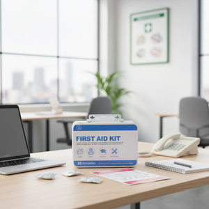 Trousse de premiers secours conforme OSHA en gros, en fer, pour 10/25/50/100 personnes, avec mallette robuste pour camions de <span class=keywords><strong>travail</strong></span>, flottes, rénovations, usage industriel - Product Image 2